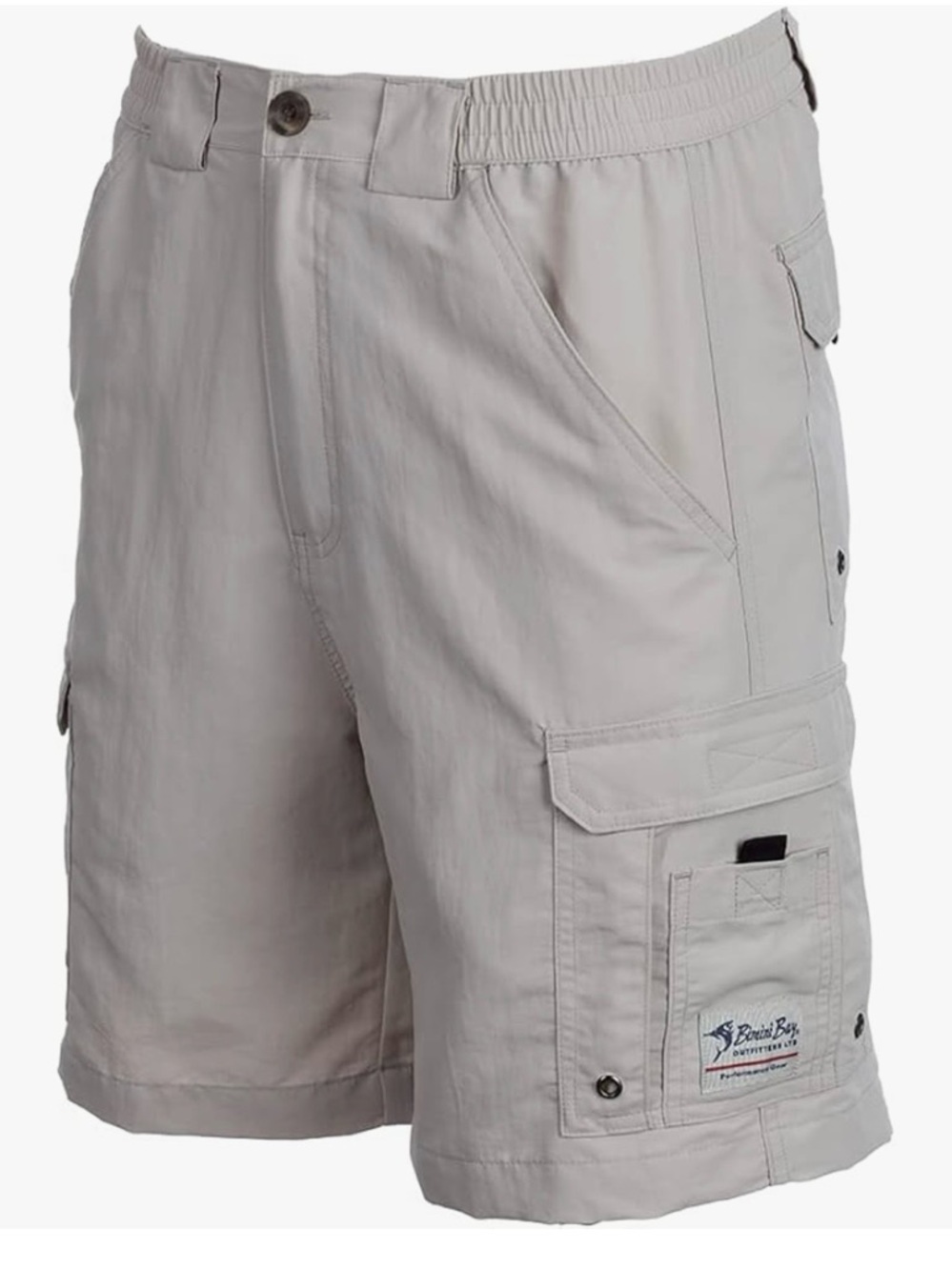Beach Boy Men's Cargo Shorts in Light Gray - Utility Comfort CEMENT